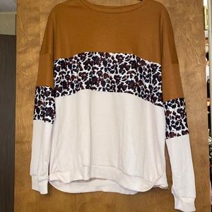 Shein Block Color Top